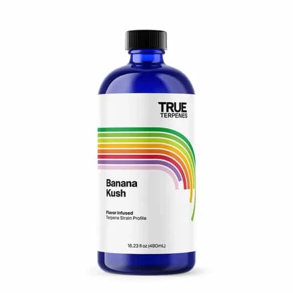 True Terpenes Banana Kush – perfil de terpenos botánicos de grado alimenticio distribuido en Argentina