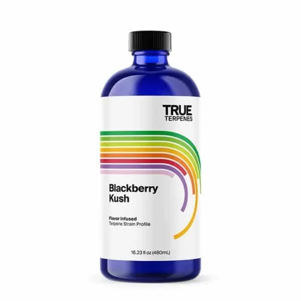 True Terpenes Blackberry Kush – perfil de terpenos botánicos de grado alimenticio distribuido en Argentina