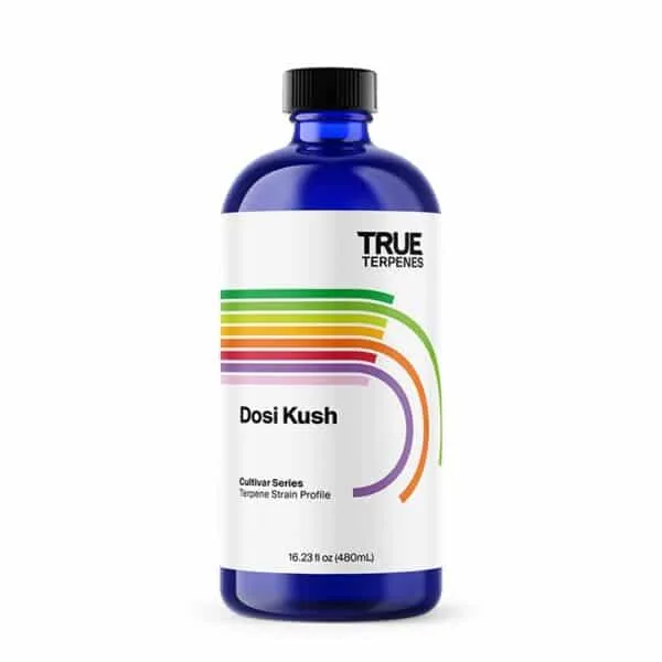 True Terpenes Dosi Kush – perfil de terpenos botánicos de grado alimenticio distribuido en Argentina