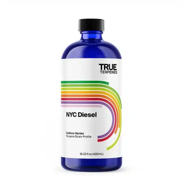 True Terpenes NYC Diesel – perfil de terpenos botánicos de grado alimenticio distribuido en Argentina