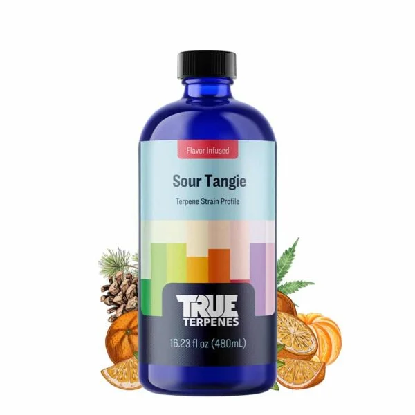 True Terpenes Sour Tangie – perfil de terpenos botánicos de grado alimenticio distribuido en Argentina