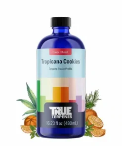 True Terpenes Tropicana Cookies – perfil de terpenos botánicos de grado alimenticio distribuido en Argentina